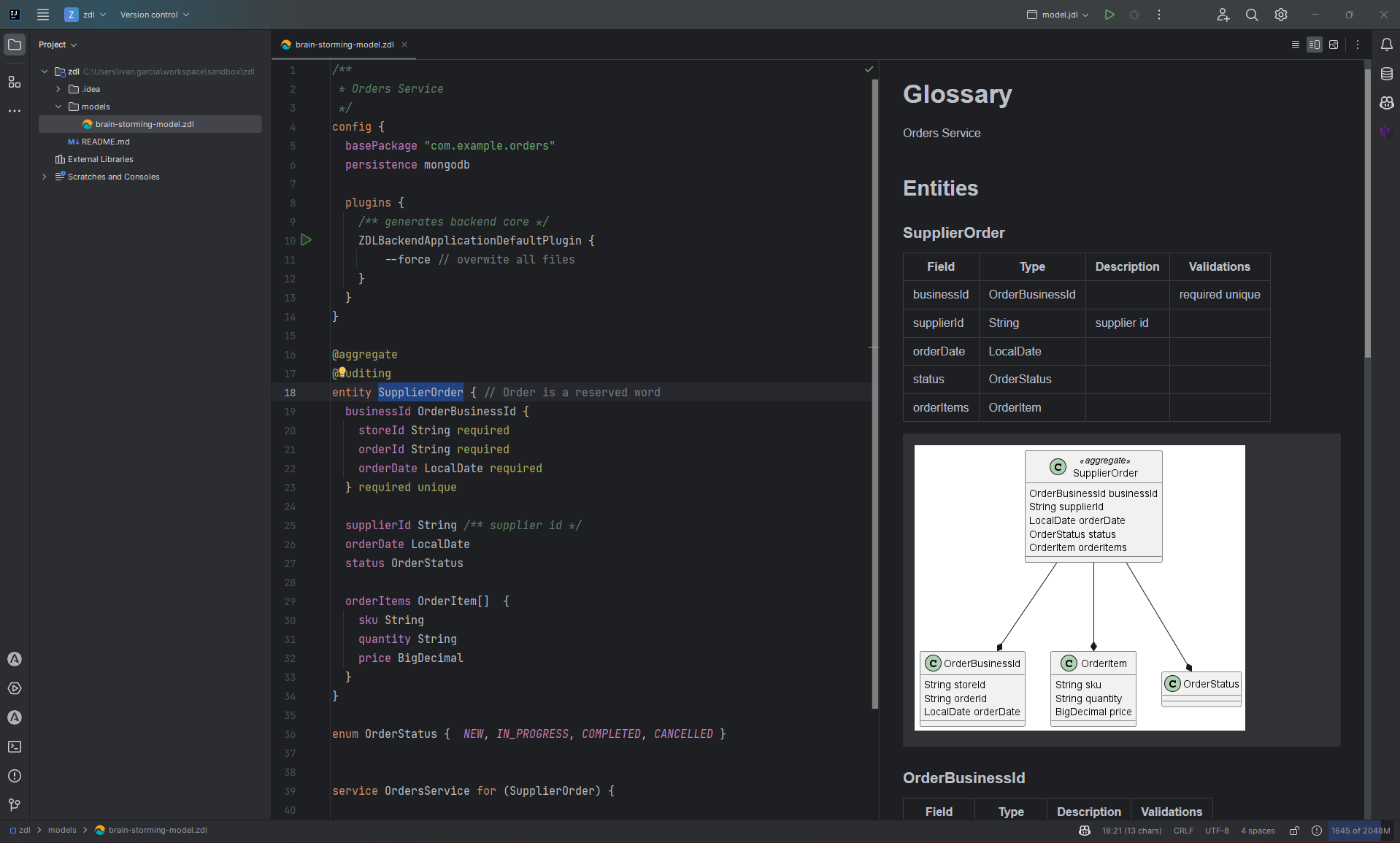 ZenWave Editor IntelliJ Plugin